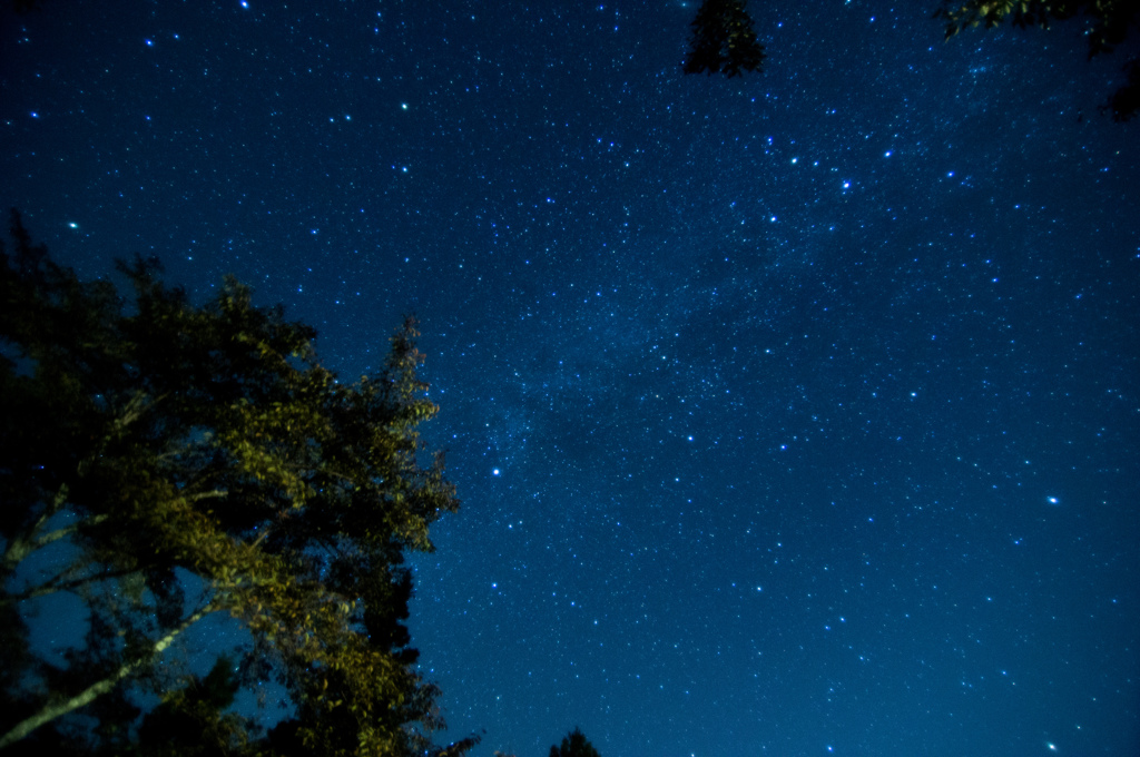 立雲峡の星空２