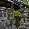 近所の古い神社にて…
