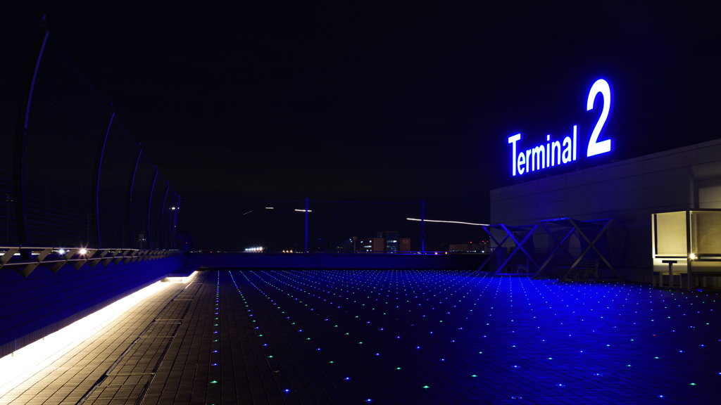 Terminal2 of the Night
