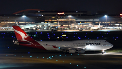 QANTAS747 in HND