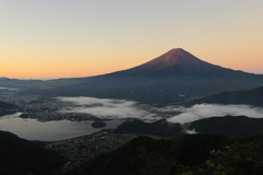 曙の空