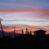 今日・今の夕焼け