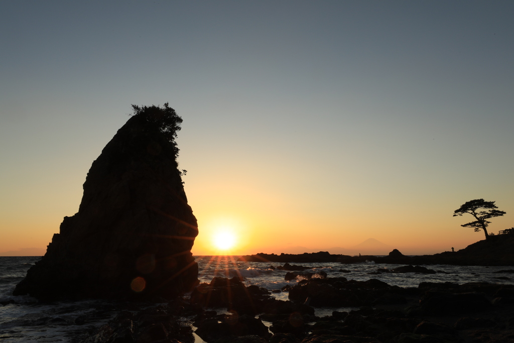 立石公園・夕日