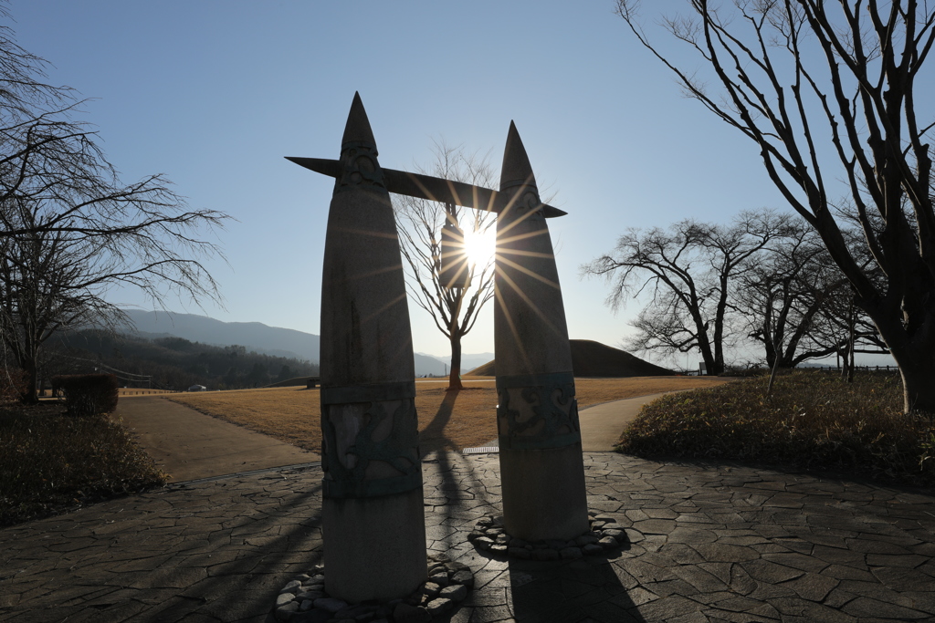夕方の公園