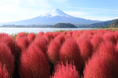 河口湖気嵐立つ