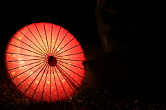 和傘の行燈