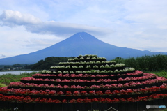 湖畔の富士　4