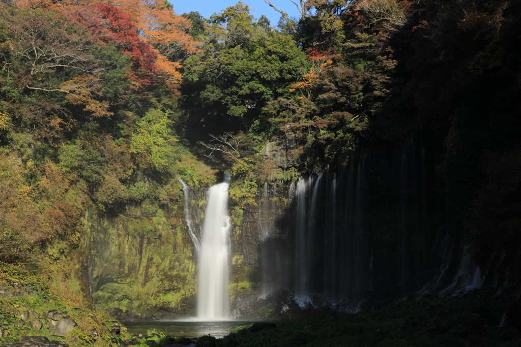 爽秋の滝