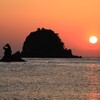 沈む夕日