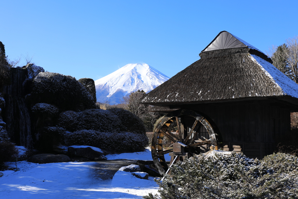 忍野の里に雪が降る・Ⅰ