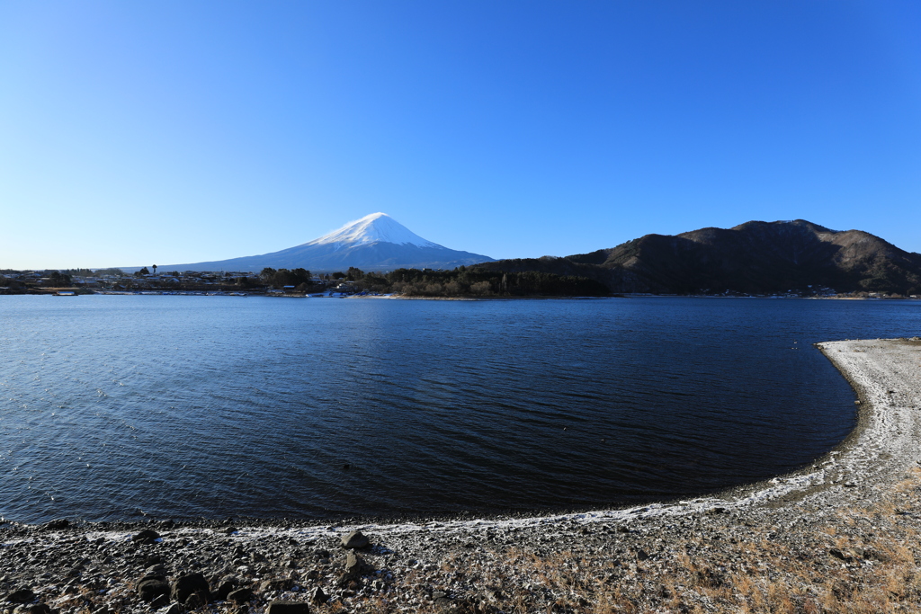年始の河口湖