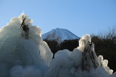 樹氷と富士