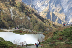 山の中の池