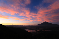 富士の朝焼け・Ⅱ