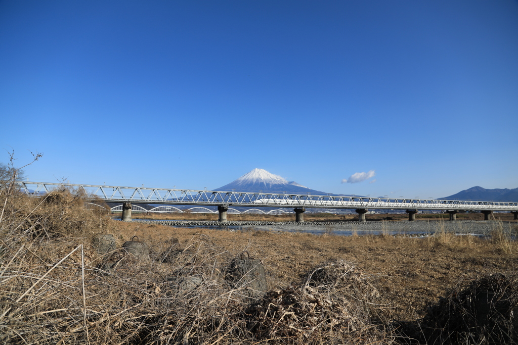 河川敷より一望