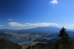 富士と雲と青空