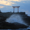 大明神岩＆赤鳥居