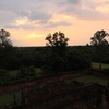 プレループの夕焼け（カンボジア平原）