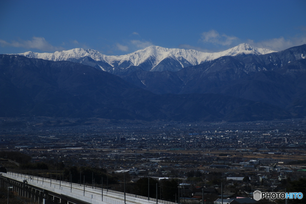 南アルプス　白根三山