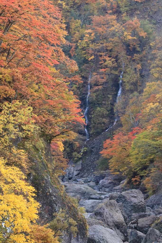 秋山郷[夫婦滝]