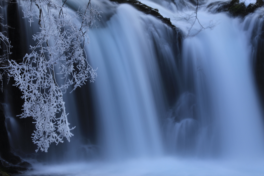 厳冬の滝