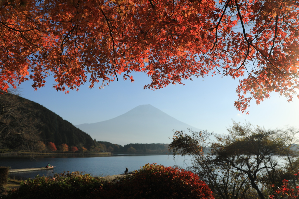 秋朝（しゅうちょう）の田貫湖