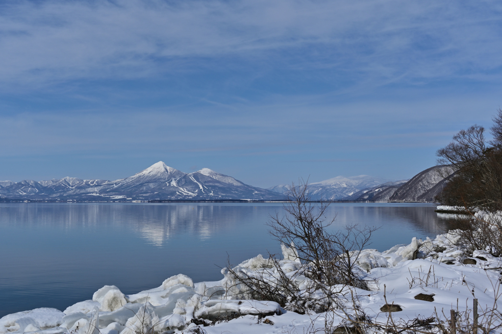 ある日の猪苗代湖