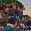 新発田祭り　帰り台輪