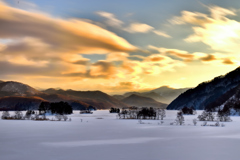 ある日の秋元湖