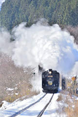 実川島橋梁にて ラストラン