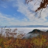 朝日連峰に掛かる雲海