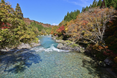 山形県小国町玉川渓谷の紅葉　Ⅲ