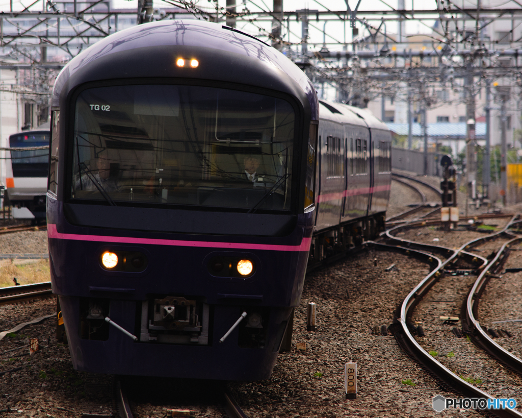 2016/04/10/お座敷桃源郷号 立川駅にて