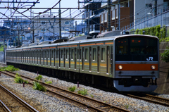2015/07/11/武蔵野線205系M32編成 東浦和駅にて