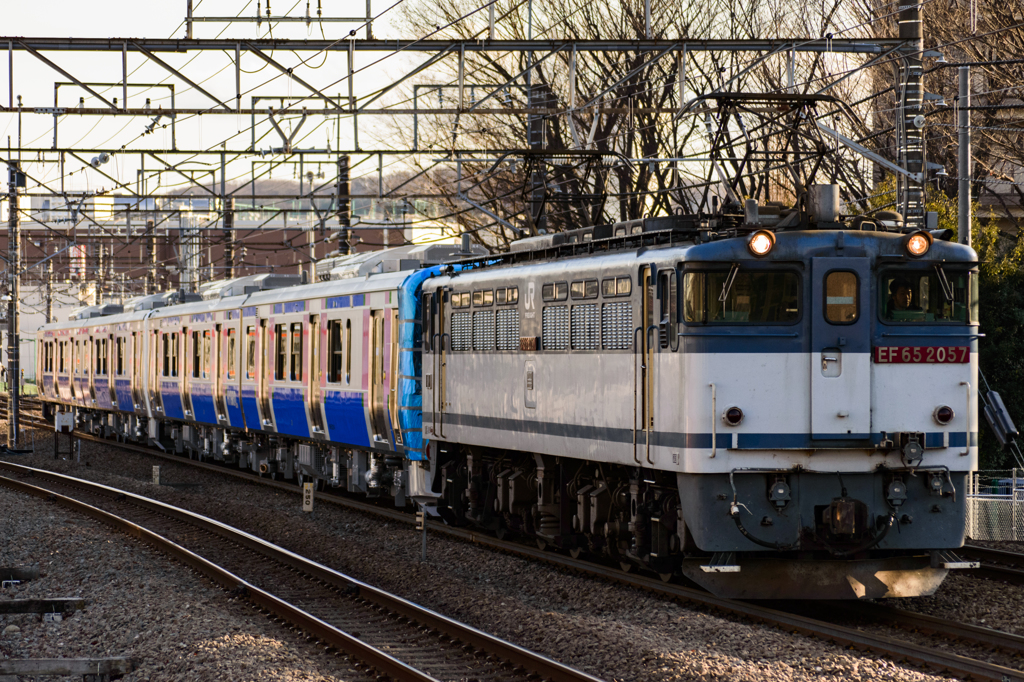 2015/02/10/仙石東北ラインの配給　府中本町駅にて