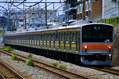 2015/07/11/武蔵野線205系(列版不明) 東浦和駅にて