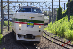 2016/07/30/M52編成によるあずさ71号 猿橋駅にて