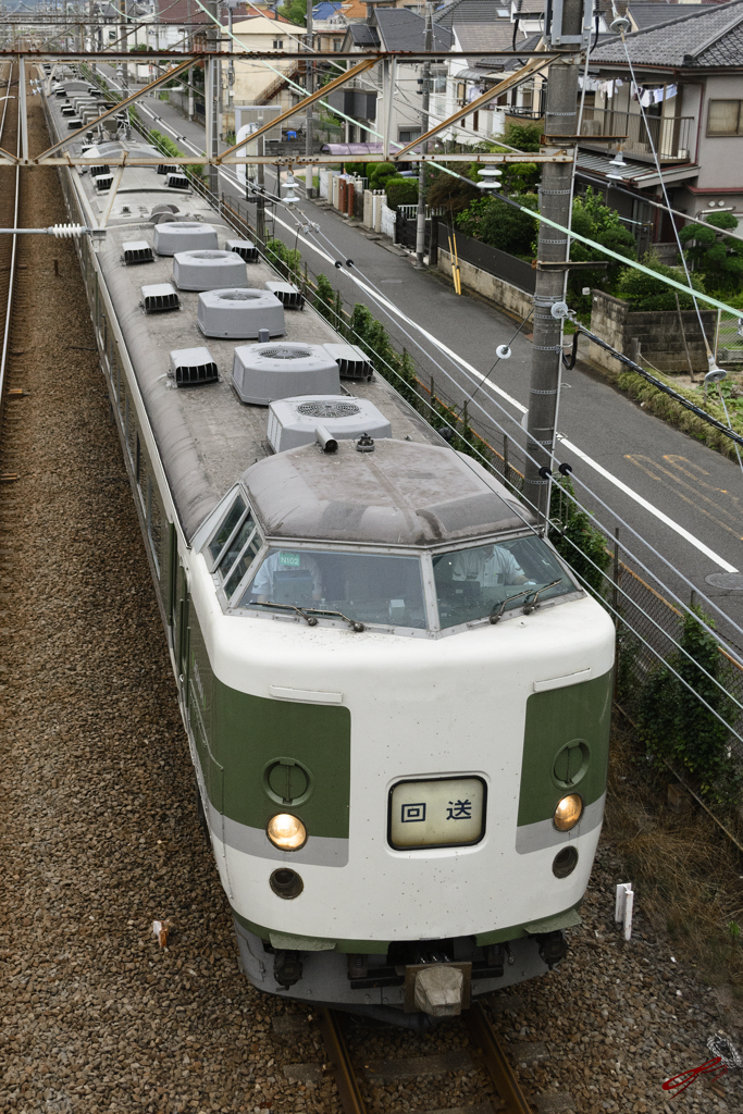 2015/07/18/N102編成 ムーンライト信州81号送り込み 豊田駅前にて