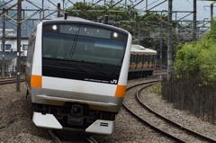 2015/09/06/E233系6両 猿橋駅にて