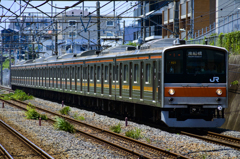 2015/07/11/武蔵野線205系M21編成 東浦和駅にて