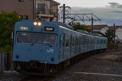 2014/08/18/羽衣線103系 天王寺駅にて