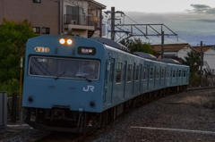 2014/08/18/羽衣線103系 天王寺駅にて