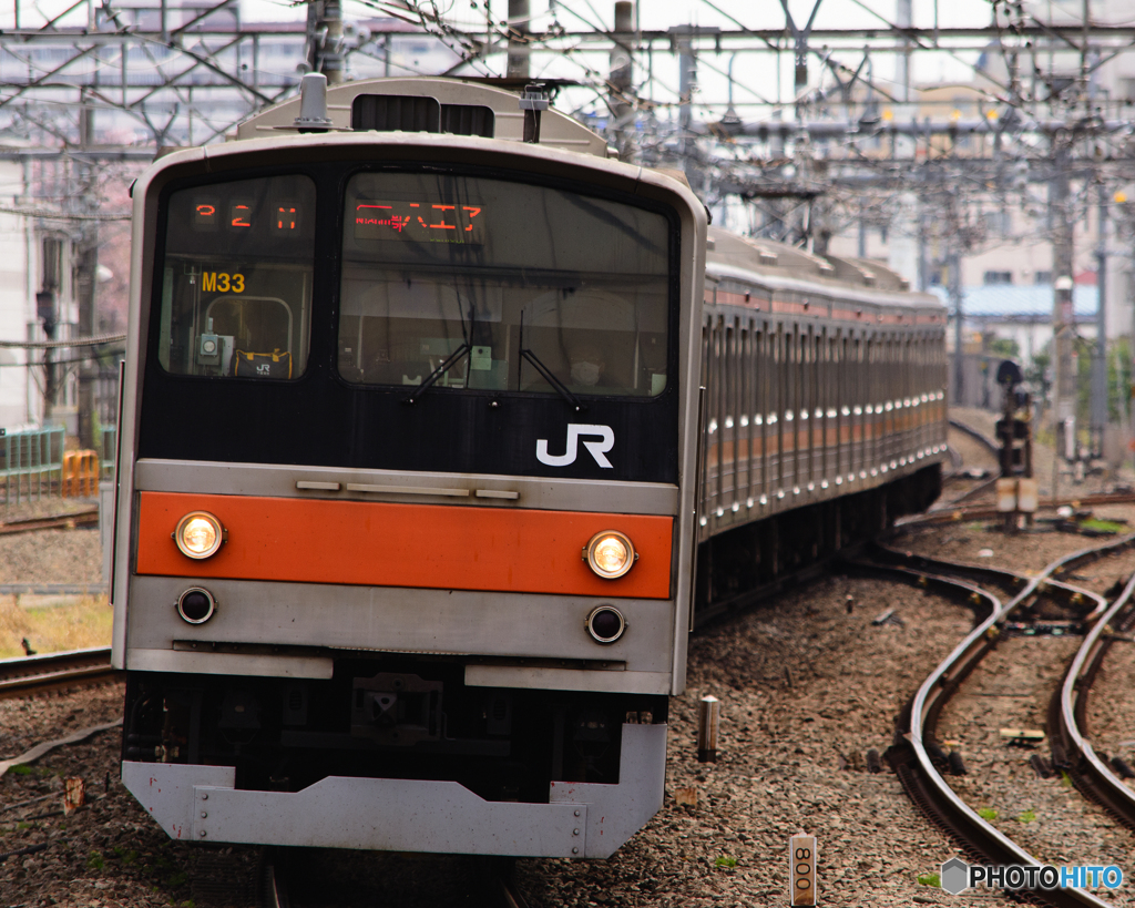 2016/04/10/むさしの号 立川駅にて