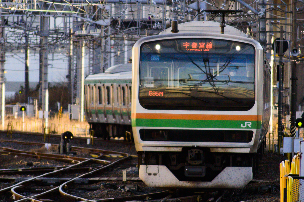 2015/01/12/E231系宇都宮線10両 大宮駅にて①