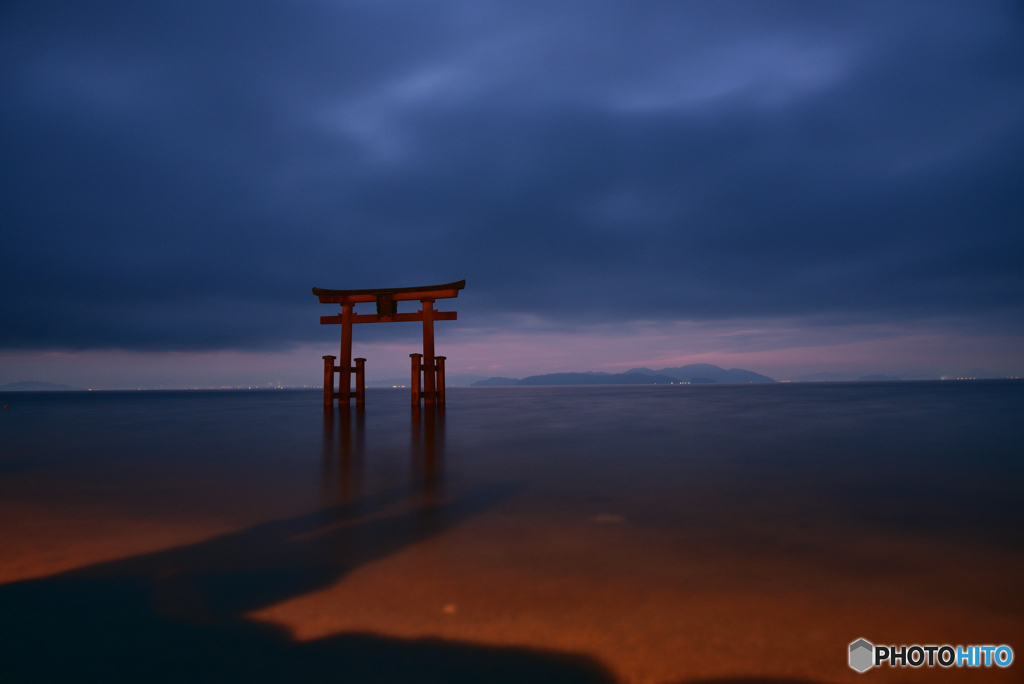 湖西の夜明け①