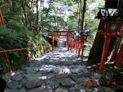 貴船神社　参道