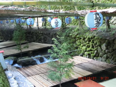 貴船神社　川床