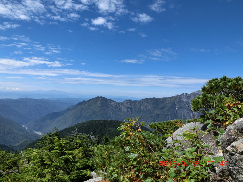 西穂高　山荘から丸山へ