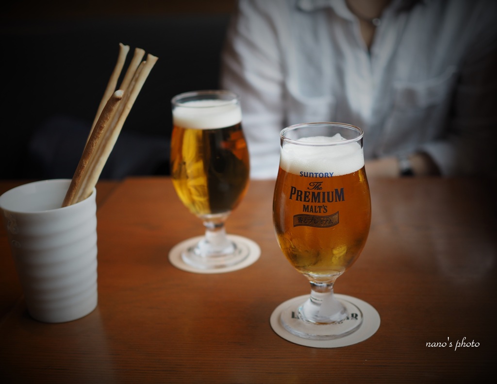 とりあえず生で。