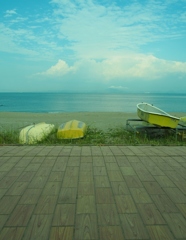 ボートで行こ。